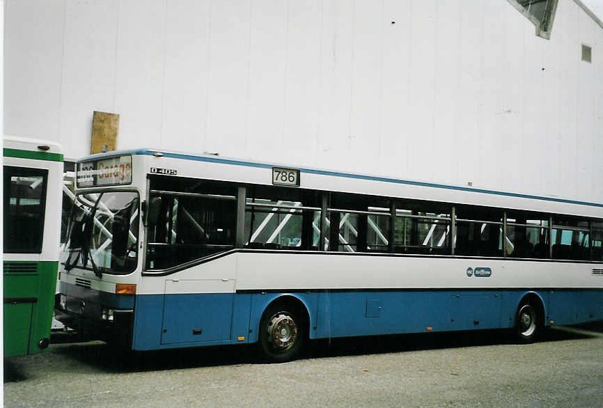 (079'419) - Gut, Binz - Nr. 1 - Mercedes (ex VBZ Z�rich Nr. 601) am 13. August 2005 in Biel, BTR