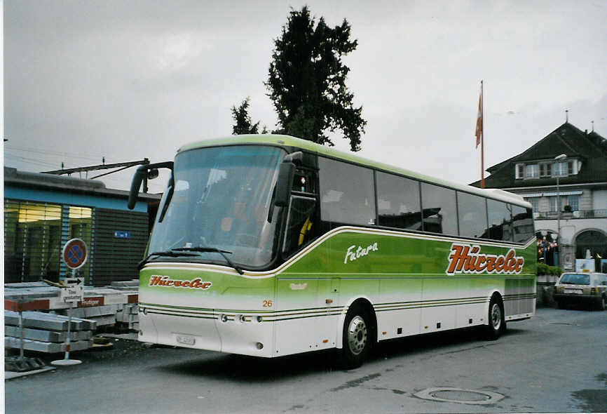 (079'516) - H�rzeler, Dietikon - Nr. 26/ZH 12'093 - Bova am 20. August 2005 beim Bahnhof Thun