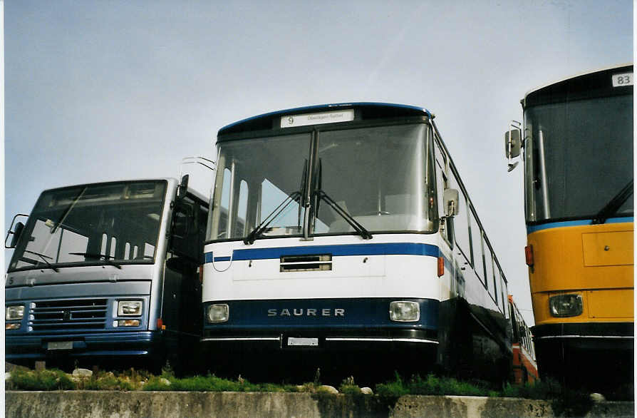 (079'732) - ZVB Zug - Nr. 40 - Saurer/Hess (ex P 25'800) am 27. August 2005 in B�tzberg, Heiniger