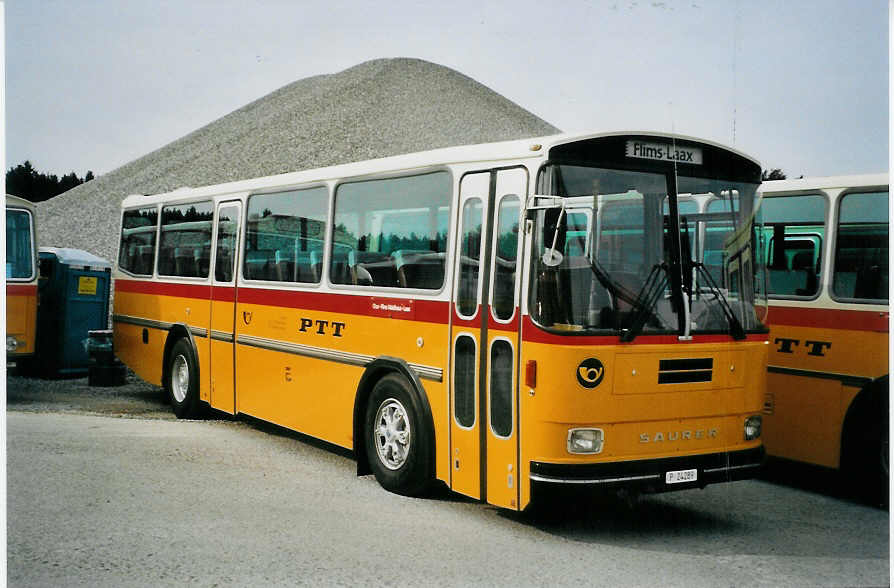 (079'803) - Zimmermann, Niederwangen -  P 24'289  - Saurer/T�scher (ex P 24'289) am 27. August 2005 in Niederbipp, Saurertreffen