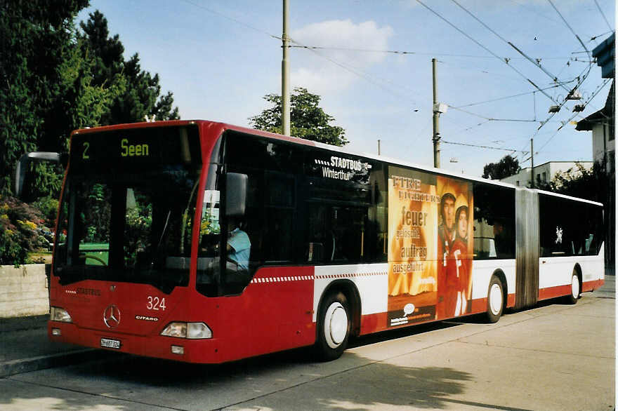 (080'204) - SW Winterthur - Nr. 324/ZH 687'324 - Mercedes am 28. August 2005 in Winterthur, W�lflingen