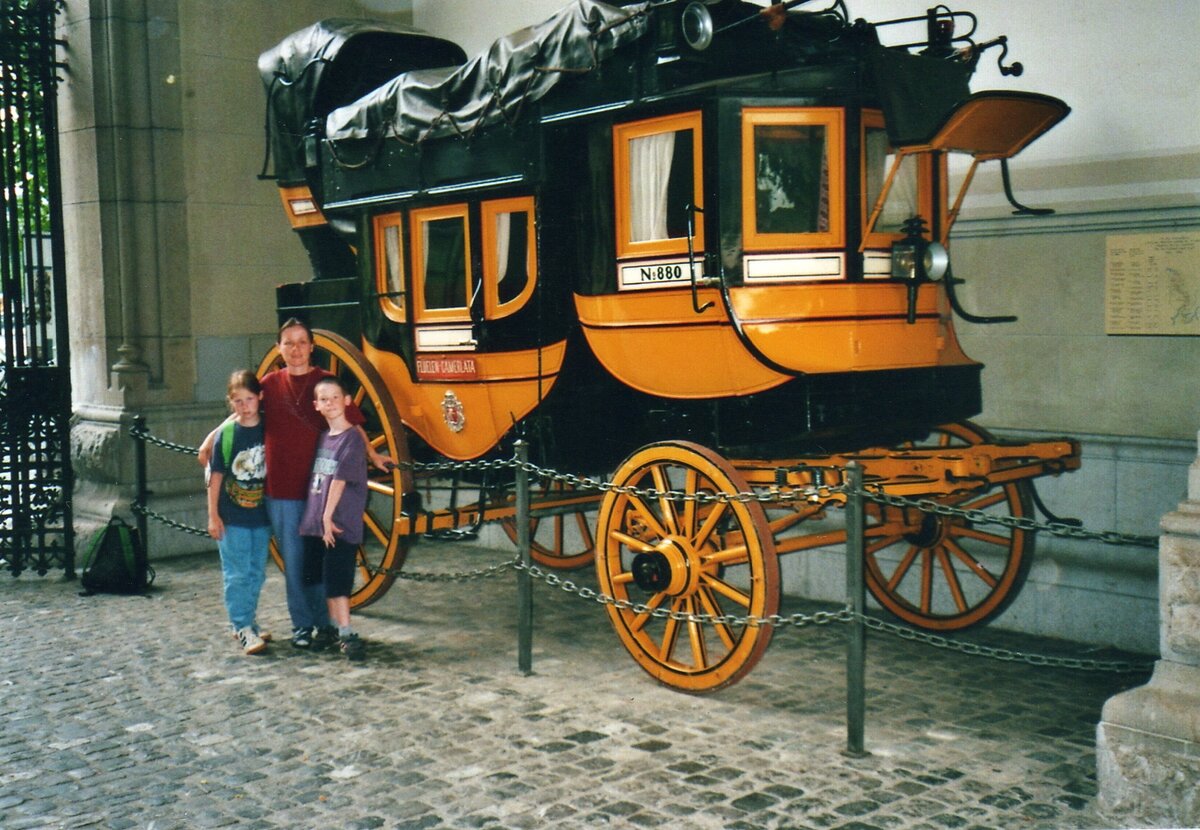 (035'028) - Postkutsche - Nr. 880 - am 4. August 1999 in Z�rich, Landesmuseum