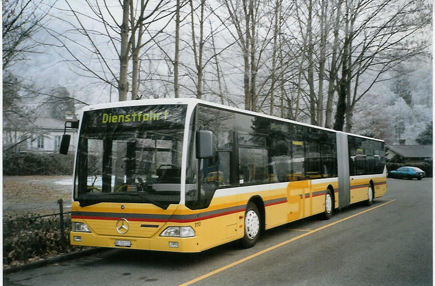 (082'615) - STI Thun - Nr. 110/BE 700'110 - Mercedes am 16. Januar 2006 bei der Schiffl�ndte Thun