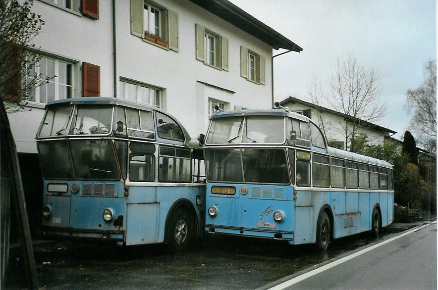 (083'001) - VBZ Z�rich - Nr. 241 - FBW/T�scher Hochlenker am 18. Februar 2006 in Lenzburg