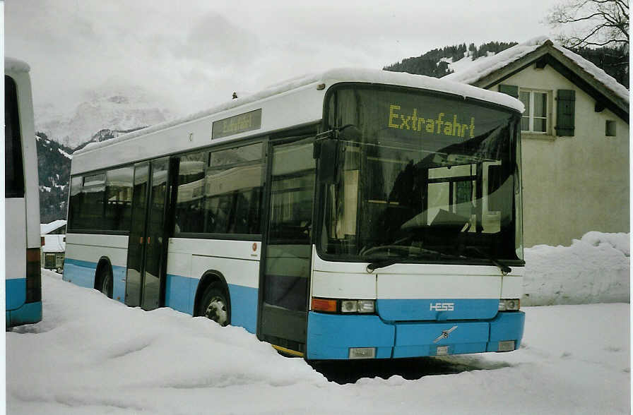 (083'220) - LVB Lenk - Volvo/Hess (ex RTB Altst�tten Nr. 11) am 19. Februar 2006 in Lenk, Garage