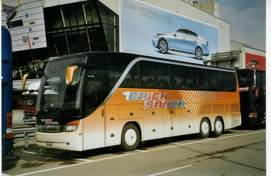 (083'513) - Saner, Laufen - Nr. 18/BL 7351 - Setra am 6. M�rz 2006 in Gen�ve, Palexpo