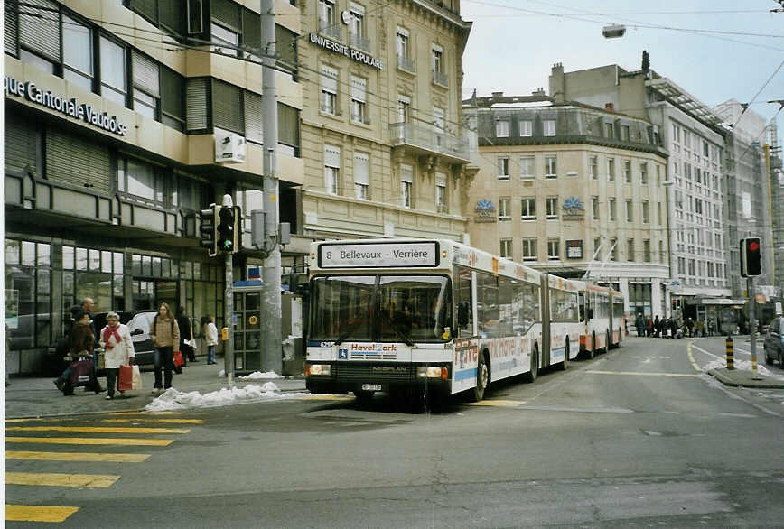 (083'725) - TL Lausanne - Nr. 629/VD 310'126 - Neoplan (ex Haru Nr. 8503) am 6. M�rz 2006 in Lausanne, Bel-Air