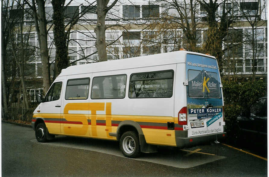 (083'836) - STI Thun - Nr. 3/BE 551'003 - Mercedes am 10. M�rz 2006 bei der Schiffl�ndte Thun
