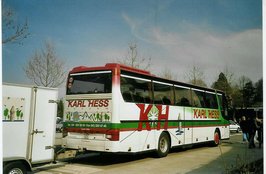 (084'023) - Hess K., Luzern - Nr. 48/LU 15'625 - Setra am 19. M�rz 2006 beim Bahnhof Yverdon