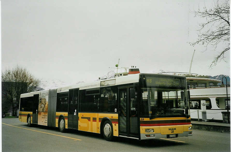 (084'236) - STI Thun - Nr. 89/BE 572'089 - MAN am 15. April 2006 bei der Schiffl�ndte Thun
