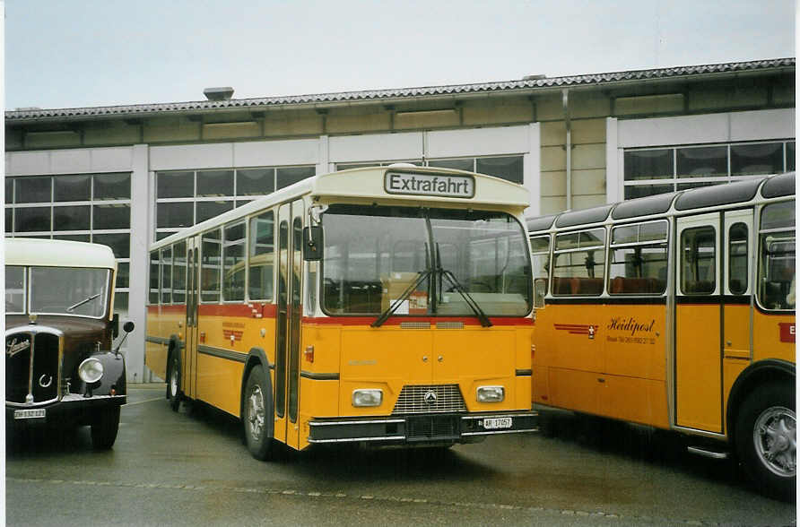 (085'327) - Osthues, Teufen - Nr. 15/AR 17'057 - Saurer-Leyland/Hess (ex AVG Grindelwald Nr. 15; ex RhV Altst�tten Nr. 42) am 20. Mai 2006 in Bellach, Hess