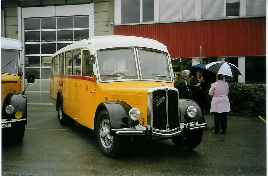 (085'335) - Trachsel, Hasle-R�egsau - BE 26'811 - Saurer/Krapf (ex Sol�r+Fontana, Ilanz) am 20. Mai 2006 in Bellach, Hess