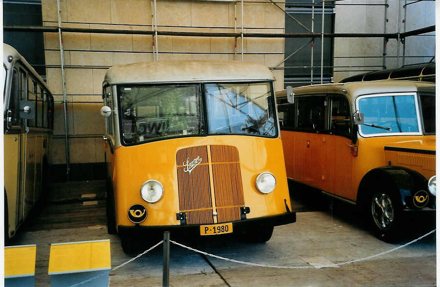 (085'903) - PTT-Regie - P 1980 - Saurer/Saurer am 5. Juni 2006 in Bern, Museum f�r Kommunikation