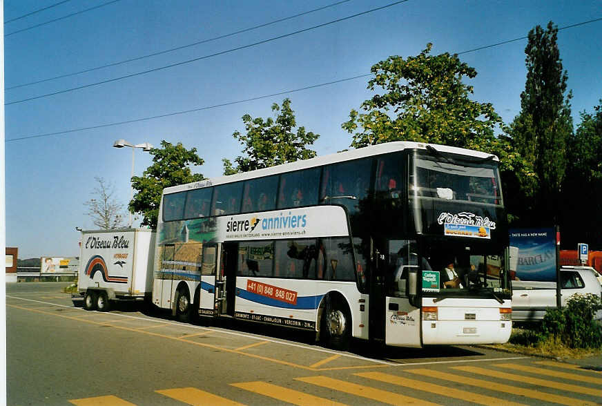 (086'307) - L'Oiseau Bleu, Sierre - VS 35'436 - Van Hool am 18. Juni 2006 in Ittigen, Rastst�tte Grauholz