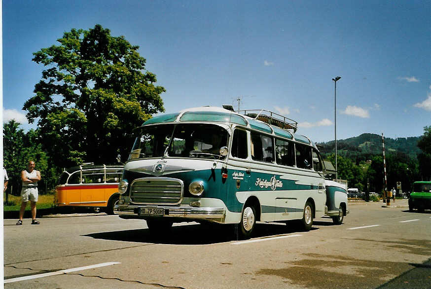(086'613) - Aus Deutschland: M�rch, Sinsheim - HD-ZP 500H - Setra am 18. Juni 2006 in Hinwil, AMP