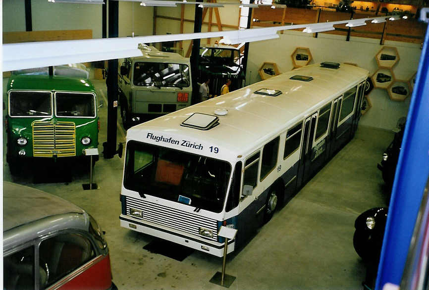(086'709) - Flughafen, Z�rich - Nr. 19 - FBW/Hess am 18. Juni 2006 in Wetzikon, FBW-Museum