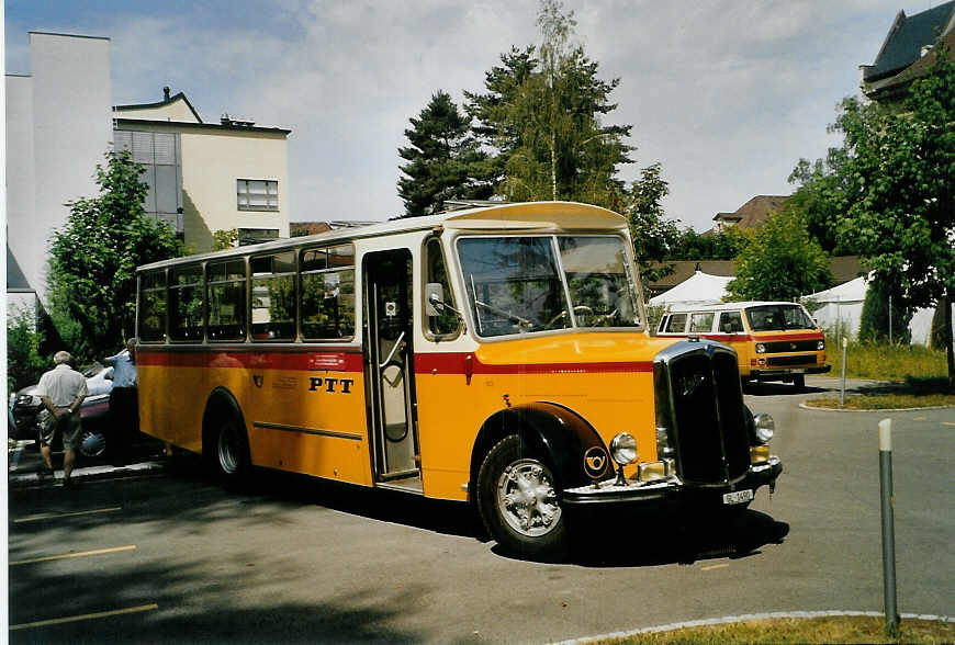 (086'827) - Biegger, Uster - Nr. 10/GL 1490 - Saurer/R&J (ex Sidler, Sempach) am 25. Juni 2006 in Bern, Museum f�r Kommunikation