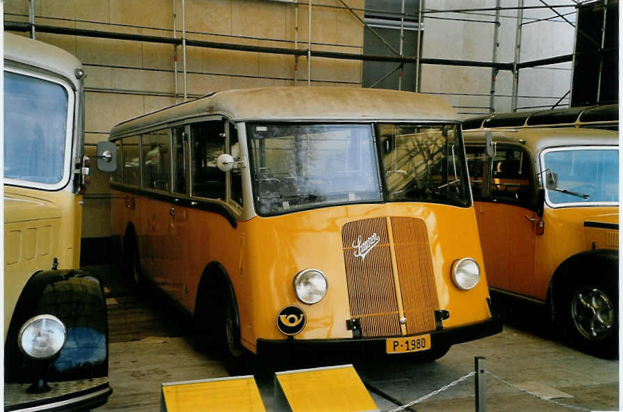 (086'829) - PTT-Regie - P 1980 - Saurer/Saurer am 25. Juni 2006 in Bern, Museum f�r Kommunikation