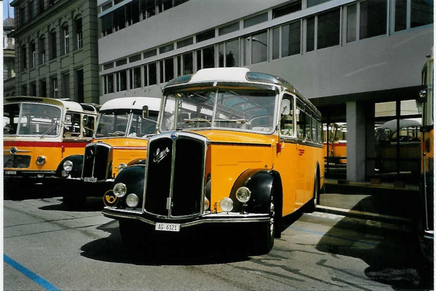 (086'900) - Tschannen, Zofingen - AG 6121 - Saurer/T�scher (ex Luk, Gr�sch) am 25. Juni 2006 in Bern, Museum f�r Kommunikation