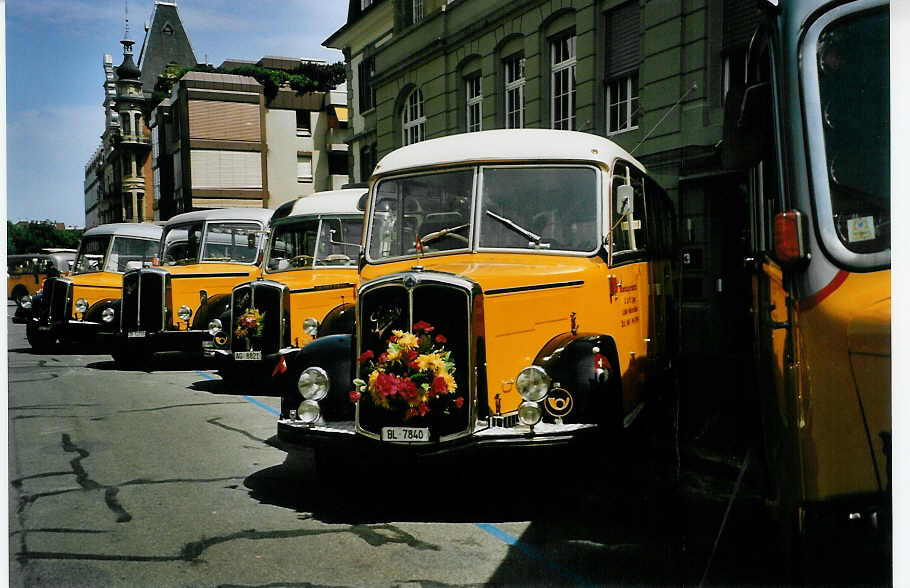 (086'906) - Jaggi, Gelterkinden - BL 7840 - Saurer/Saurer (ex Beney, Ayent; ex Rey, Ayent) am 25. Juni 2006 in Bern, Museum f�r Kommunikation