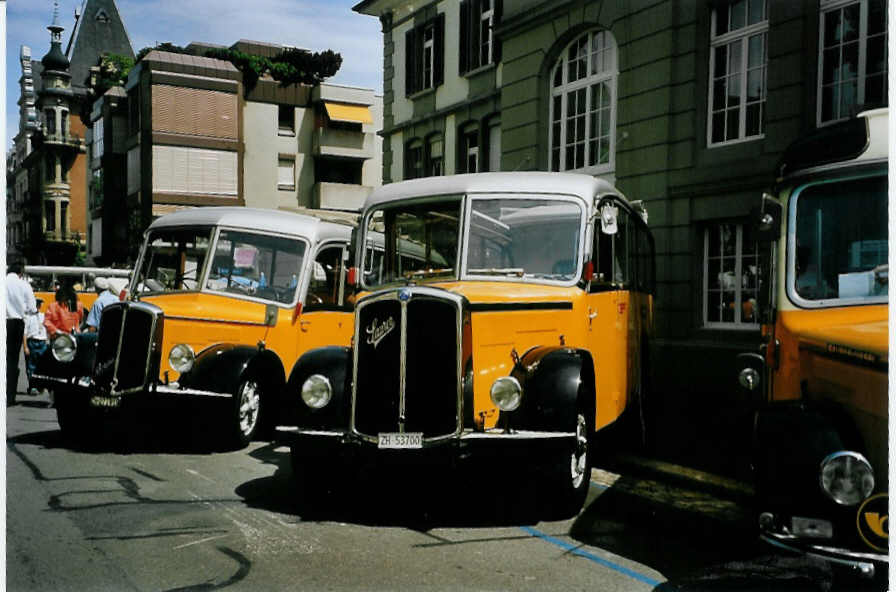 (086'908) - Capaul, Feldmeilen - ZH 53'700 - Saurer/R&J (ex M+79'518; ex P 23'067; ex P 2119) am 25. Juni 2006 in Bern, Museum f�r Kommunikation