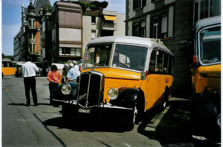 (086'909) - Hurter, M�nchaltdorf - ZH 271'919 - Berna/FHS (ex Volkart, Russikon; ex ASD Aigle; ex P 21'003) am 25. Juni 2006 in Bern, Museum f�r Kommunikation