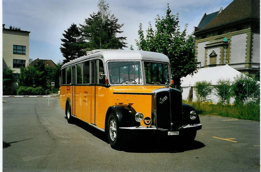 (086'911) - Stutz, Oberlunkhofen - AG 13'756 - Saurer/T�scher (ex Nr. 1; ex Dubs, Stallikon) am 25. Juni 2006 in Bern, Museum f�r Kommunikation