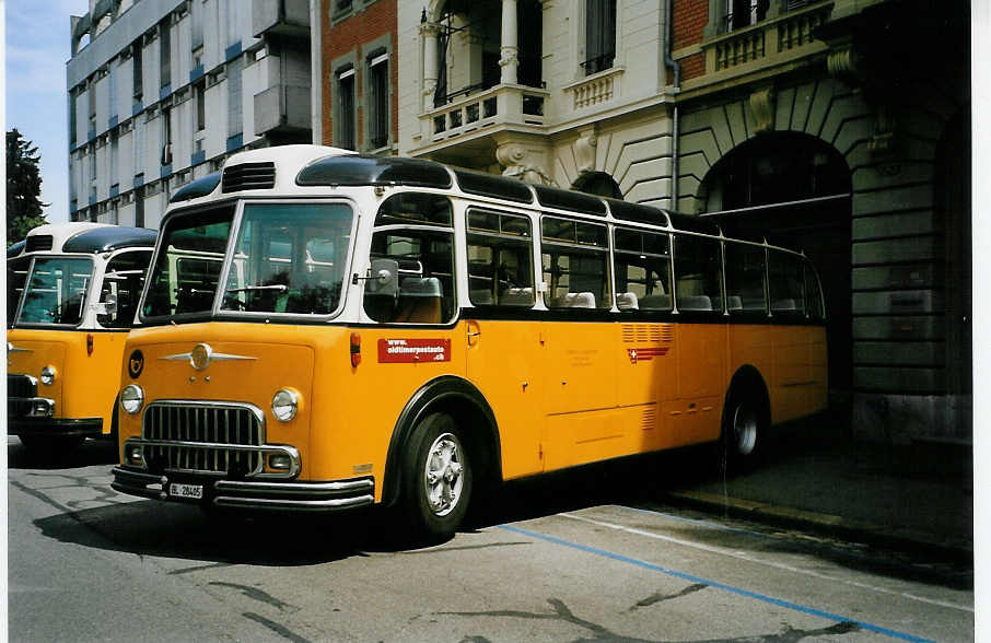 (086'916) - Lambach, Rieden - BL 28'405 - FBW/FHS (ex Hotz, Rickenbach bei Wil/TG; ex P 24'079; ex P 21'579) am 25. Juni 2006 in Bern, Museum f�r Kommunikation