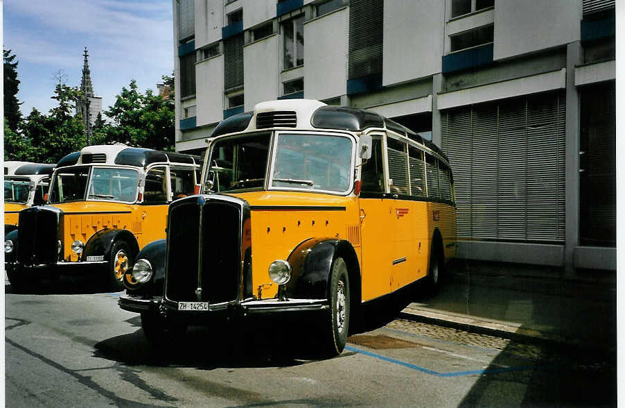 (086'921) - Richter, Ossingen - ZH 14'254 - Saurer/Gangloff (ex M+79'535; ex P 23'127) am 25. Juni 2006 in Bern, Museum f�r Kommunikation