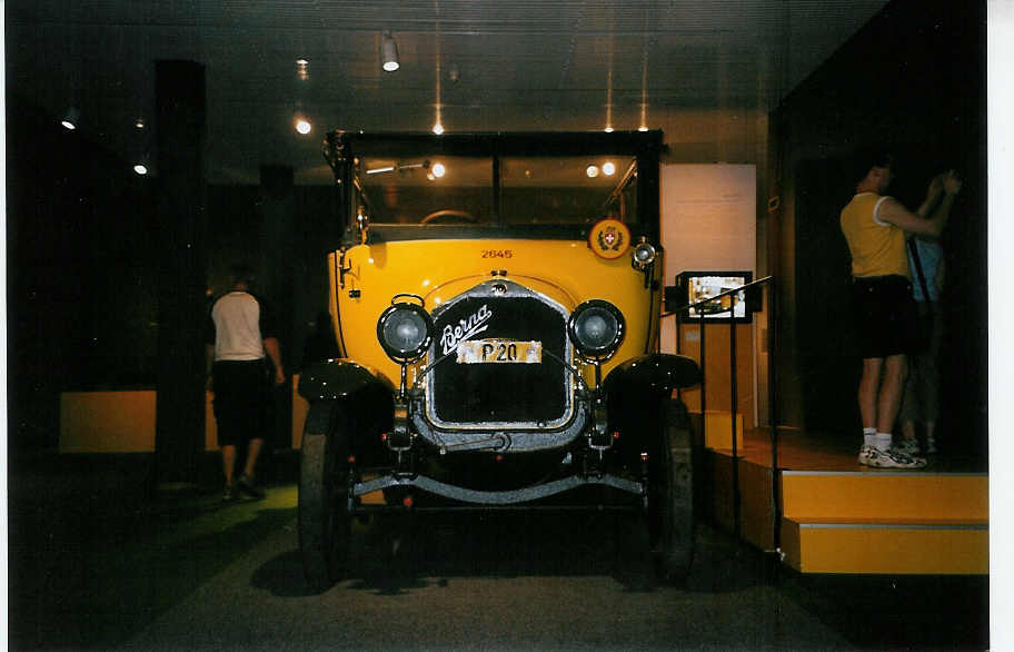 (086'925) - PTT-Regie - P 20 - Berna/KTA am 25. Juni 2006 in Bern, Museum f�r Kommunikation