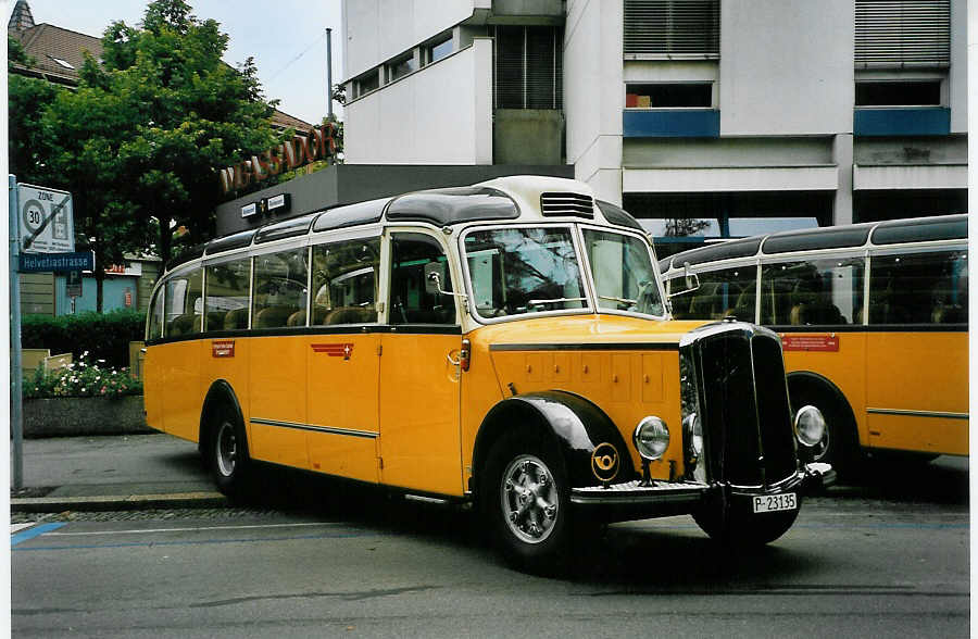 (086'928) - PTT-Regie - P 23'135 - Saurer/Eggli am 25. Juni 2006 in Bern, Museum f�r Kommunikation