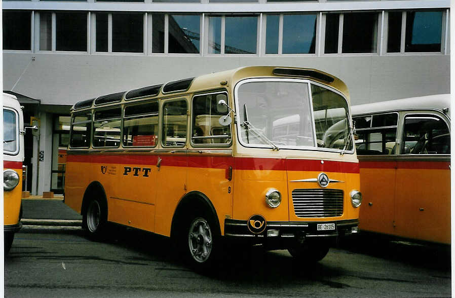 (087'012) - Schmid, Th�rishaus - Nr. 9/BE 26'105 - Saurer/R&J (ex Geiger, Adelboden Nr. 9) am 25. Juni 2006 in Bern, Museum f�r Kommunikation