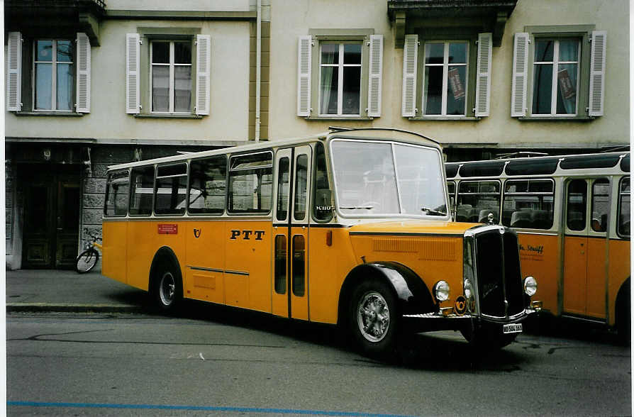 (087'018) - CarPostal Ouest - VD 504'161 - Berna/R&J (ex Fuchser, Aegerten; ex Wohlgemuth, Hochwald) am 25. Juni 2006 in Bern, Museum f�r Kommunikation
