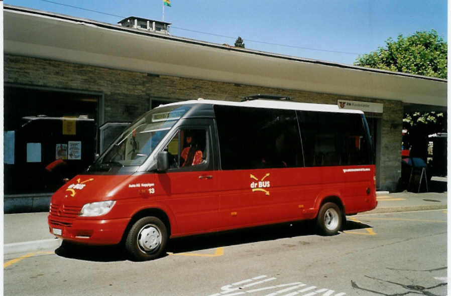 (087'305) - AAGK Koppigen - Nr. 13/BE 567'513 - Mercedes/Auw�rter am 17. Juli 2006 beim Bahnhof Burgdorf