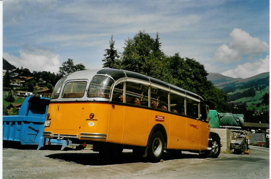 (088'316) - Gogniat, M�nchenbuchsee - BE 147'903 - FBW/FHS (ex Herzog, Muttenz; ex Kontiki, Wettingen Nr. 4; ex Nett, Bachs; ex P 23'179; ex P 2187) am 30. Juli 2006 in Adelboden, ASB