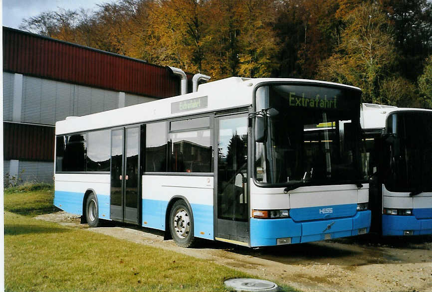 (090'636) - LVB Lenk - Volvo/Hess (ex RTB Altst�tten Nr. 11) am 12. November 2006 in Safnern, BTR