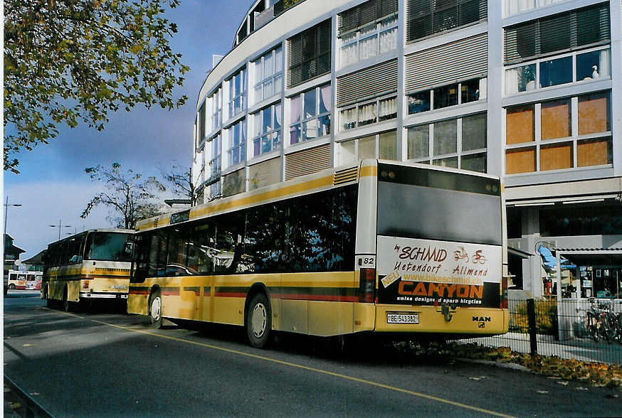 (090'802) - STI Thun - Nr. 82/BE 543'382 - MAN am 19. November 2006 bei der Schiffl�ndte Thun