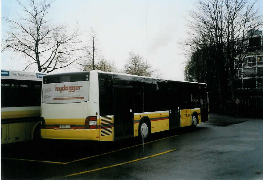 (091'835) - STI Thun - Nr. 114/BE 700'114 - MAN am 6. Februar 2007 bei der Schiffl�ndte Thun
