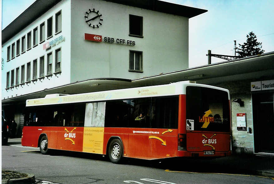 (092'414) - Busland, Koppigen - Nr. 29/BE 541'755 - Volvo/Hess (ex AAGK Koppigen Nr. 9) am 3. M�rz 2007 beim Bahnhof Burgdorf