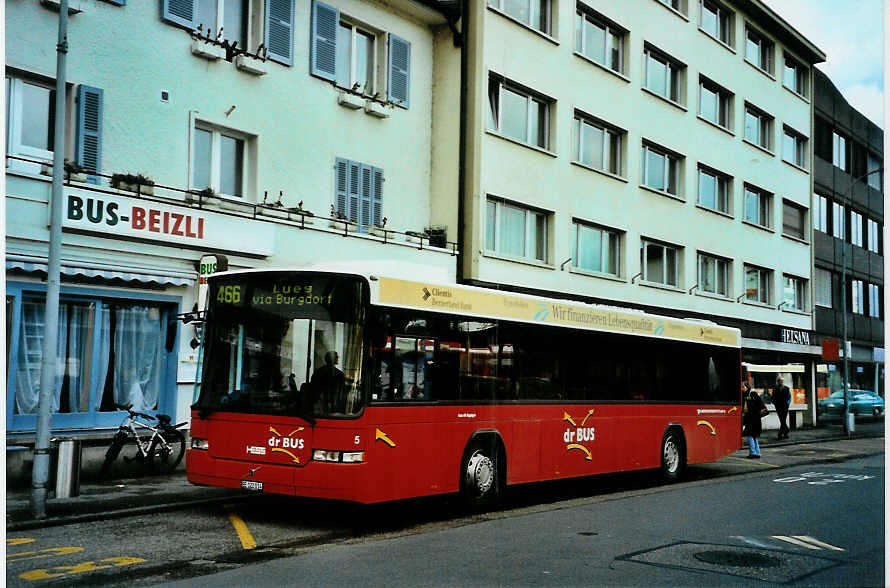 (092'420) - AAGK Koppigen - Nr. 5/BE 122'014 - Volvo/Hess am 3. M�rz 2007 beim Bahnhof Burgdorf