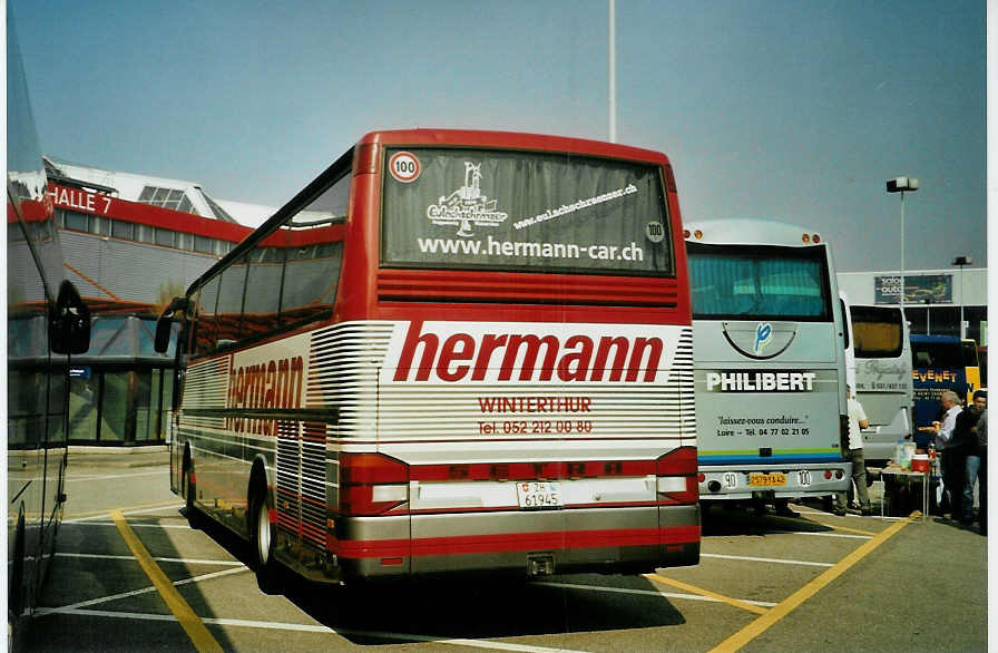 (092'727) - Hermann, Winterthur - Nr. 12/ZH 61'945 - Setra am 17. M�rz 2007 in Gen�ve, Palexpo