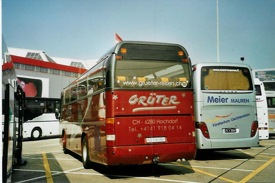 (092'732) - Gr�ter, Hochdorf - LU 176'155 - Neoplan am 17. M�rz 2007 in Gen�ve, Palexpo