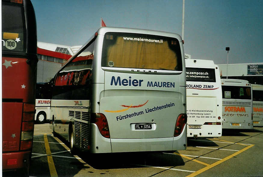 (092'733) - Aus Liechtenstein: Meier, Mauren - FL 3254 - Setra am 17. M�rz 2007 in Gen�ve, Palexpo