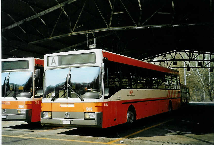 (092'832) - TPG Gen�ve - Nr. 585/GE 96'291 - Mercedes am 17. M�rz 2007 in Gen�ve, D�p�t