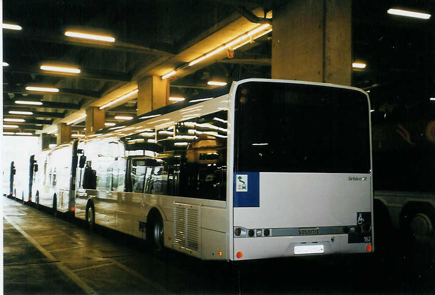 (092'926) - TL Lausanne - Nr. 162/VD 453'654 - Solaris am 17. M�rz 2007 in Lausanne, D�p�t Borde