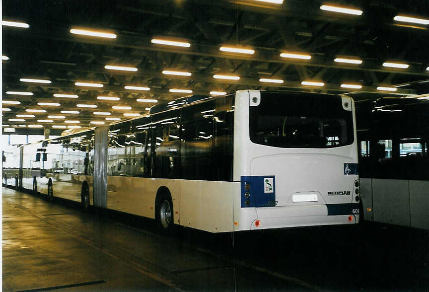 (092'933) - TL Lausanne - Nr. 608/VD 1579 - Neoplan am 17. M�rz 2007 in Lausanne, D�p�t Borde