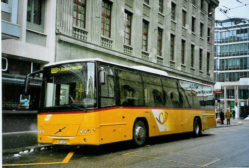 (093'103) - PostAuto Ostschweiz - AR 14'857 - Volvo (ex Nef, Hemberg) am 22. M�rz 2007 beim Bahnhof St. Gallen