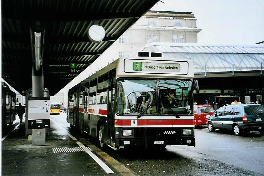 (093'122) - VBSG St. Gallen - Nr. 241/SG 198'241 - NAW/Hess am 22. M�rz 2007 beim Bahnhof St. Gallen