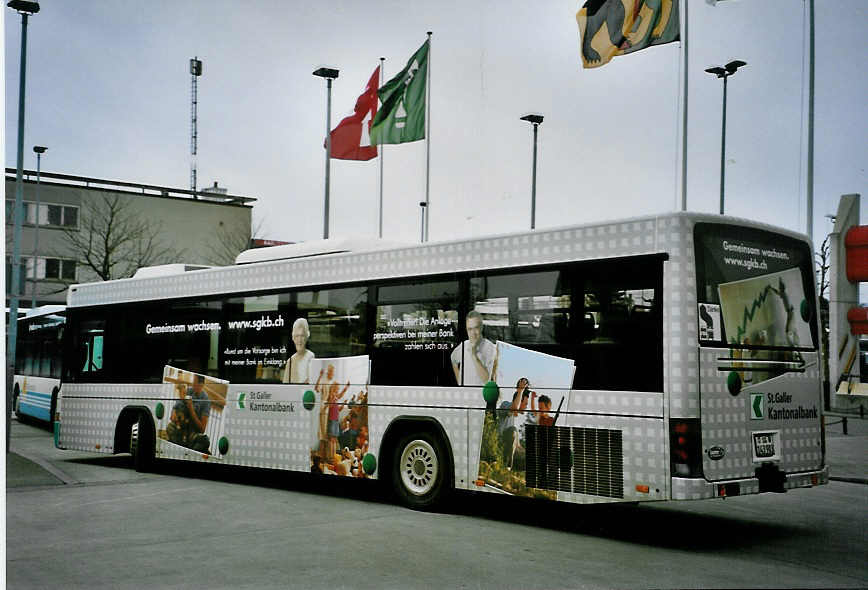 (093'135) - WilMobil, Wil - Nr. 251/SG 143'903 - Volvo/Hess (ex BOS Wil Nr. 22) am 22. M�rz 2007 beim Bahnhof Wil