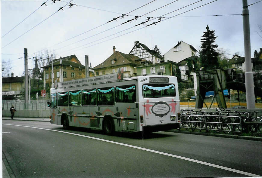 (093'236) - VBSH Schaffhausen - Nr. 35/SH 38'035 - Scania/FHS (ex Nr. 18) am 22. M�rz 2007 beim Bahnhof Schaffhausen